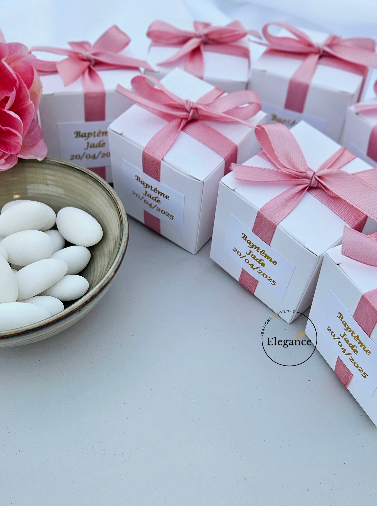 NOUVEAU : Boîte dragées "Blanca"