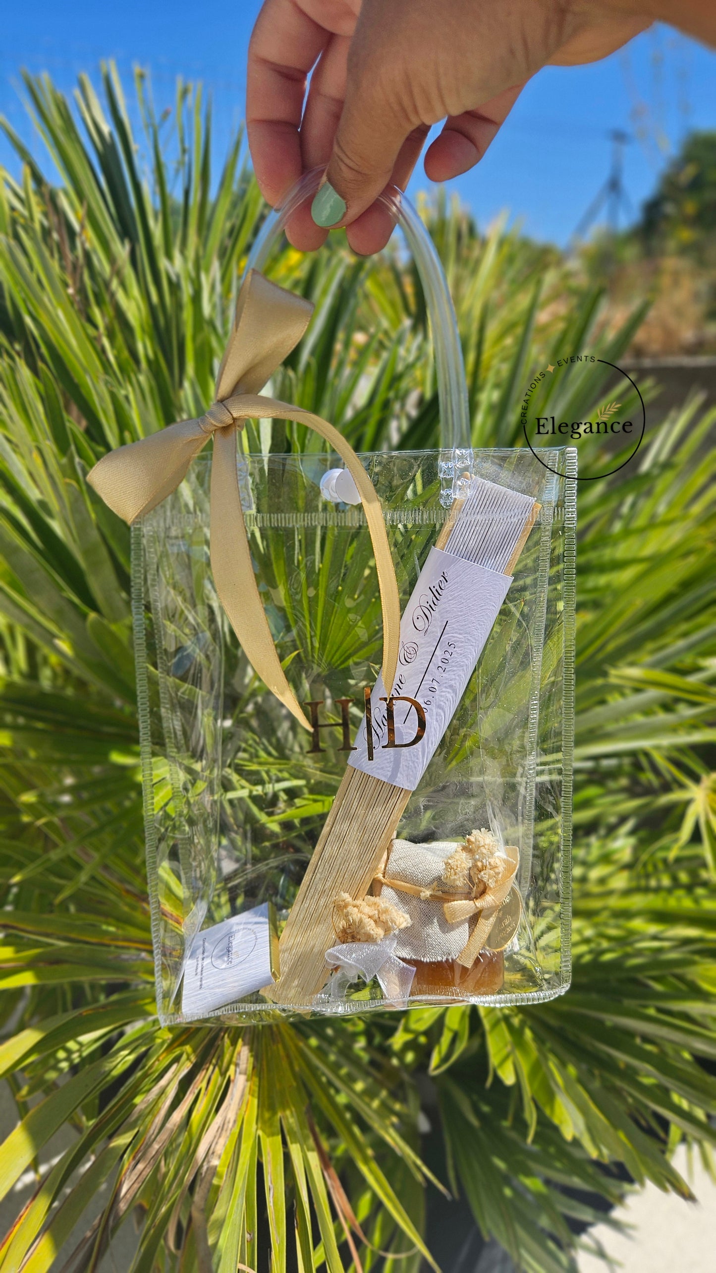 Sacs cadeau "Transparence" (par lot)
