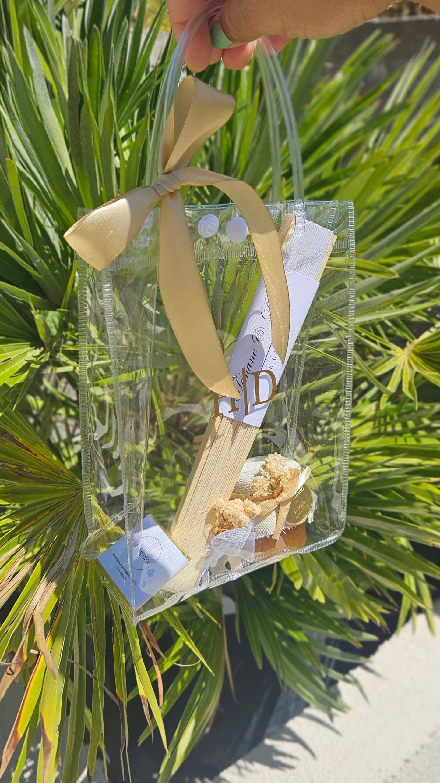 Sacs cadeau "Transparence" (par lot)