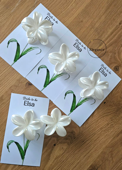 Carte pince à cheveux "Girly"