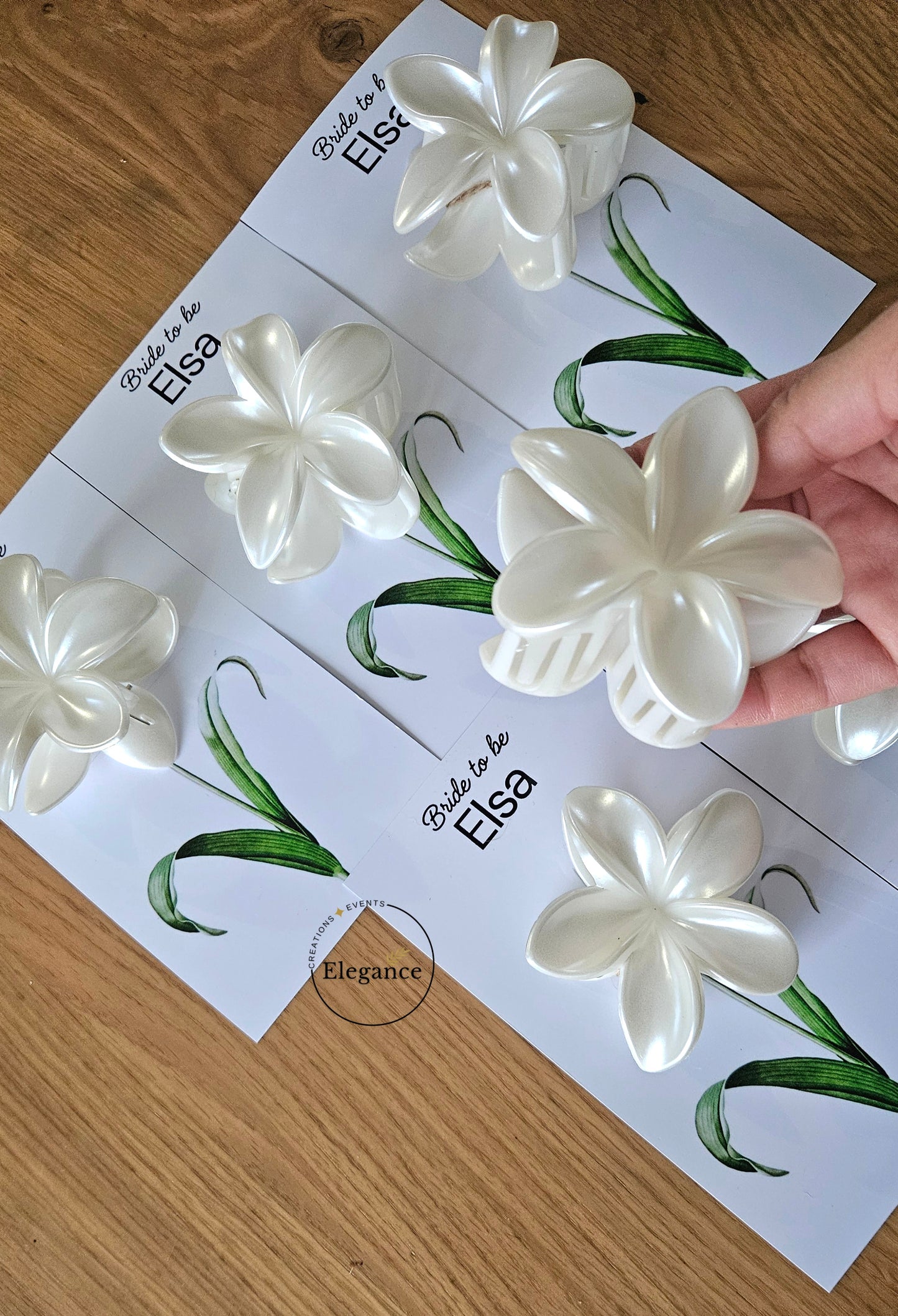 Carte pince à cheveux "Girly"