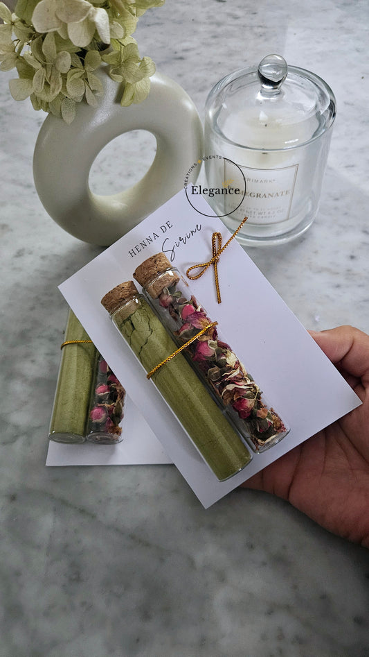 Fioles Henné + Roses séchées "Glory"